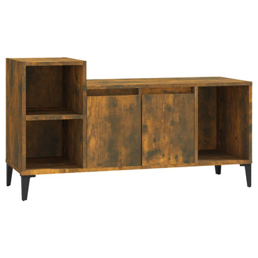 Meuble TV vidaXL chêne fumé 100x35x55 cm bois d'ingénierie