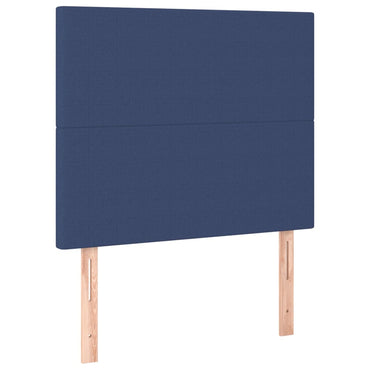 vidaXL Kopfteil Blau 90x5x118/128 cm Stoff