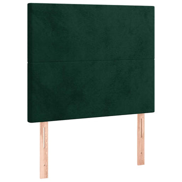 vidaXL Kopfteil Dunkelgrün 80x5x118/128 cm Samt
