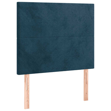 vidaXL Kopfteil Dunkelblau 80x5x118/128 cm Samt