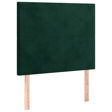 vidaXL Kopfteil Dunkelgrün 90x5x118/128 cm Samt