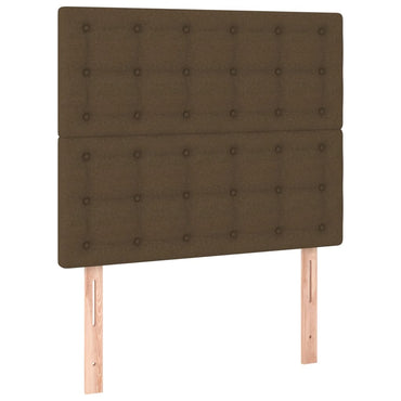 vidaXL Kopfteil Dunkelbraun 80x5x118/128 cm Stoff