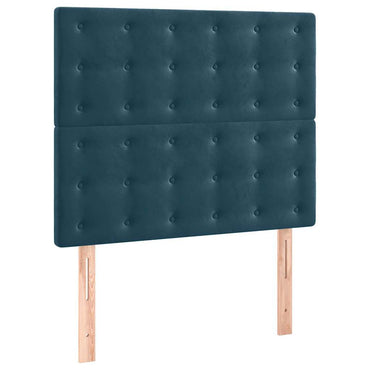 vidaXL Kopfteil Dunkelblau 80x5x118/128 cm Samt