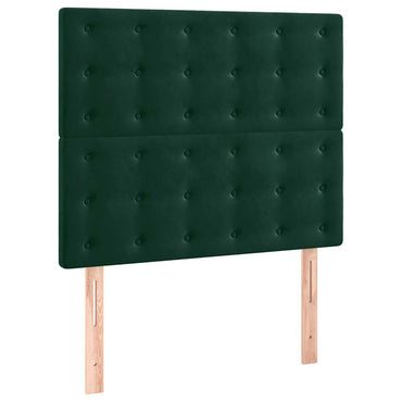 vidaXL Kopfteil Dunkelgrün 90x5x118/128 cm Samt