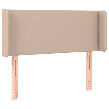 vidaXL Kopfteil mit Ohren Cappuccino-Braun 83x16x78/88 cm Kunstleder