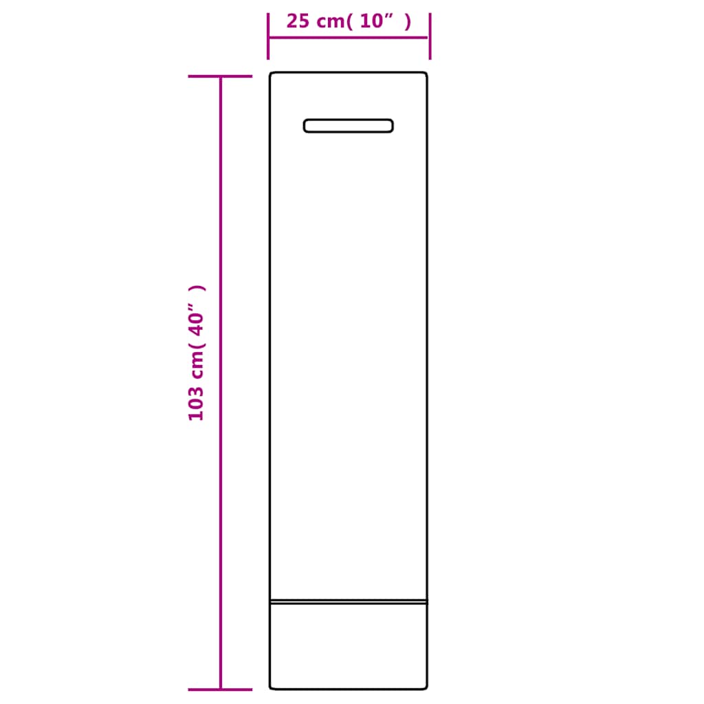 Sandsäcke 50 Stk. Dunkelgrün 103x25 cm HDPE