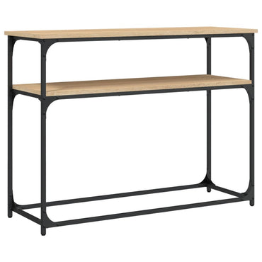 vidaXL Konsolentisch Sonoma-Eiche 100x35,5x75 cm Holzwerkstoff