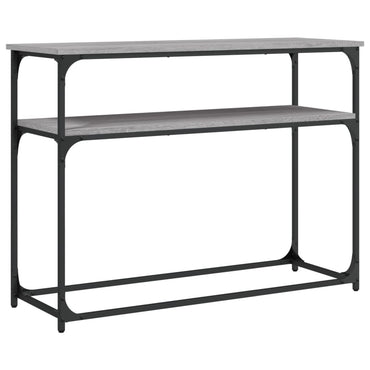 vidaXL Console gris Sonoma 100x35,5x75 cm Aggloméré