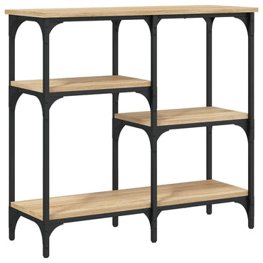 vidaXL Konsolentisch Sonoma-Eiche 80 x 29 x 75 cm Holzwerkstoff