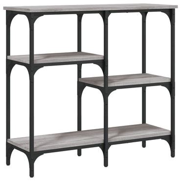 vidaXL Console de table gris sonoma 80x29x75 cm Aggloméré