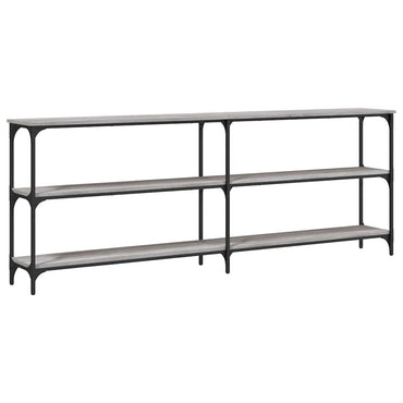 vidaXL Konsolentisch Grau Sonoma 200x29x75 cm Holzwerkstoff