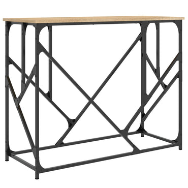 vidaXL Console table chêne sonoma 100x40x80 cm bois d'ingénierie