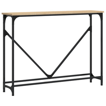 vidaXL Table console chêne Sonoma 102x22,5x75 cm aggloméré