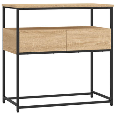 vidaXL Console Chêne Sonoma 75 x 40 x 75 cm Bois d'ingénierie
