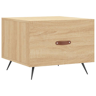 vidaXL Table basse chêne sonoma 50x50x40 cm aggloméré