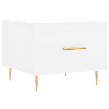 vidaXL Couchtisch Weiß 50x50x40 cm Holzwerkstoff