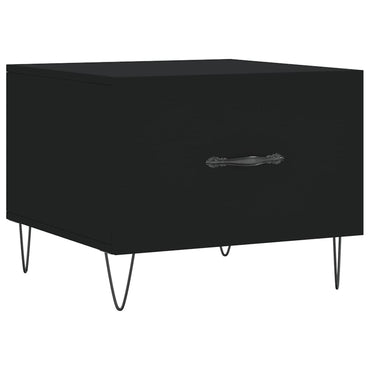 vidaXL Couchtisch Schwarz 50x50x40 cm Holzwerkstoff