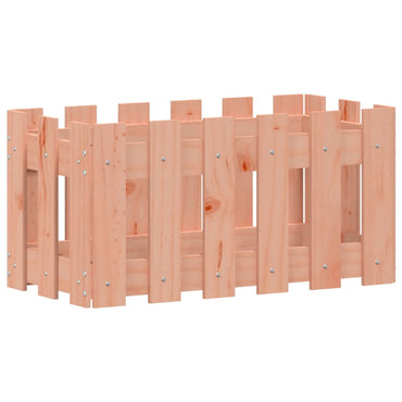 vidaXL Pflanzkübel Lattenzaun-Design 60x30x30 cm Massivholz Douglasie