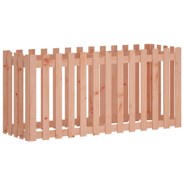 vidaXL Hochbeet Lattenzaun-Design 150x50x70 cm Massivholz Douglasie