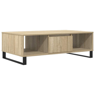 vidaXL Table basse chêne Sonoma 104x60x35 cm en bois d'ingénierie