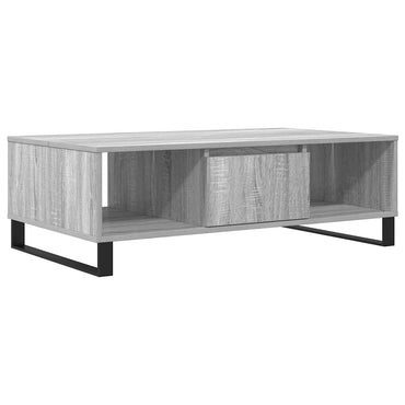 vidaXL Table basse gris Sonoma 104x60x35 cm Aggloméré