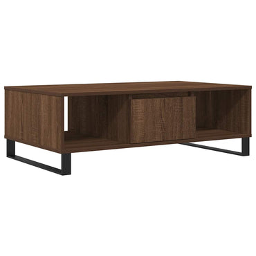 vidaXL Table basse brun aspect chêne 104x60x35 cm, bois d'ingénierie