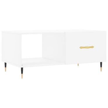 vidaXL Table basse Blanc 90x50x40 cm Bois d'ingénierie