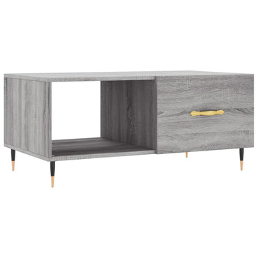 vidaXL Table basse gris Sonoma 90x50x40 cm aggloméré