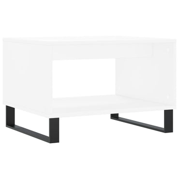 vidaXL Table basse blanche 60x50x40 cm Aggloméré
