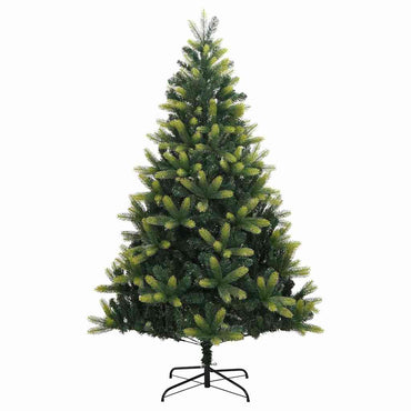 vidaXL Sapin de Noël artificiel pliable avec support 210 cm