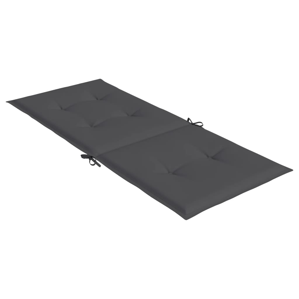 vidaXL Chaises de jardin avec coussins 8 pcs Bois de teck massif