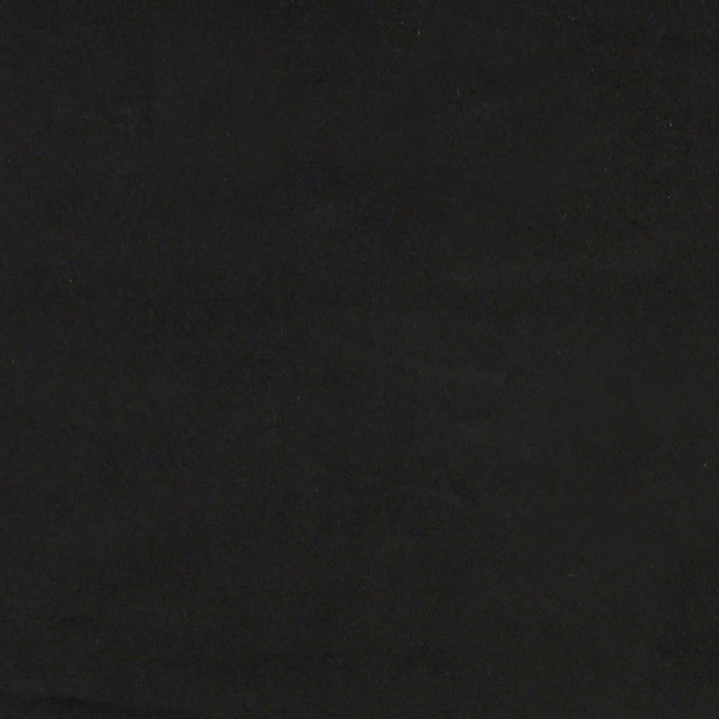 Tagesbett Ausziehbar mit Schubladen Schwarz 100x200 cm Samt