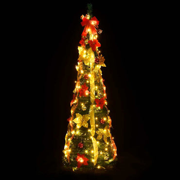 vidaXL Sapin de Noël artificiel pop-up 150 LED Vert 180 cm
