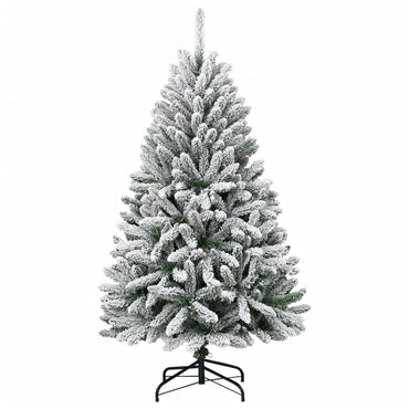 vidaXL Sapin de Noël artificiel pliant enneigé 120 cm