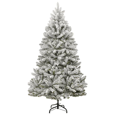 vidaXL Künstlicher Weihnachtsbaum Klappbar Beschneit 180 cm