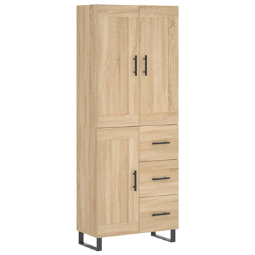 vidaXL Vaisselier chêne Sonoma 69,5x34x180 cm Aggloméré