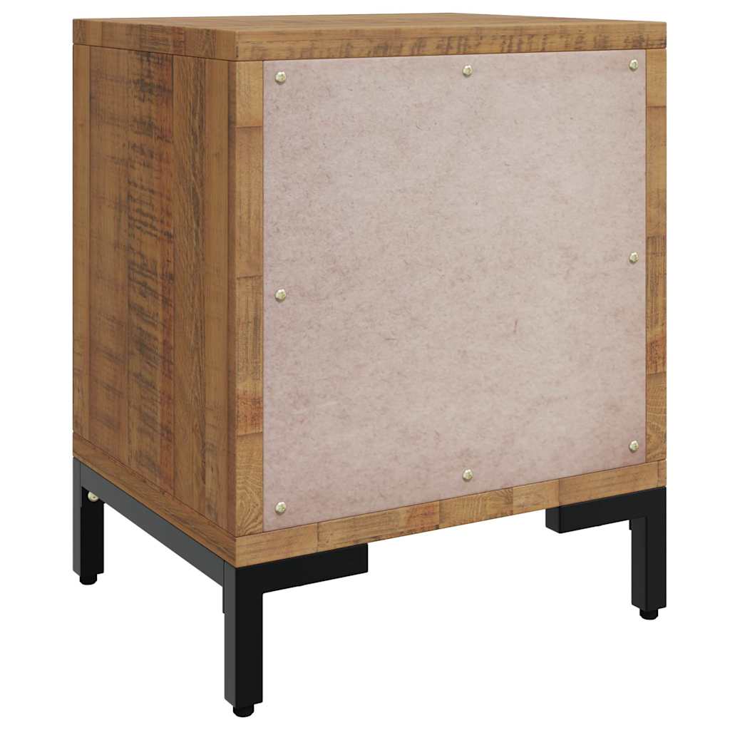 vidaXL Tables de chevet 2 pcs 36x30x45 cm bois de pin massif