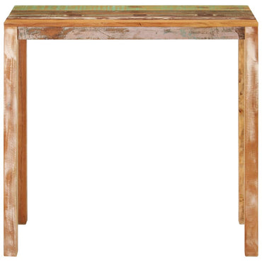 vidaXL Table de bar 112x55x108 cm bois de récupération massif