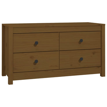 vidaXL Buffet bas marron miel 100x40x54 cm en pin massif