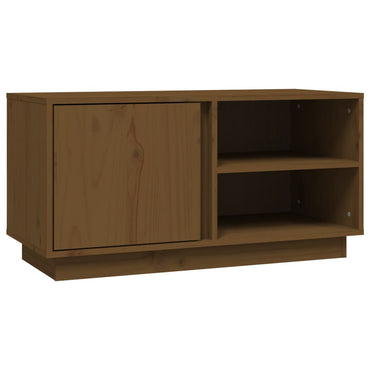 vidaXL TV-Schrank Honigbraun 80x35x40,5 cm Massivholz Kiefer