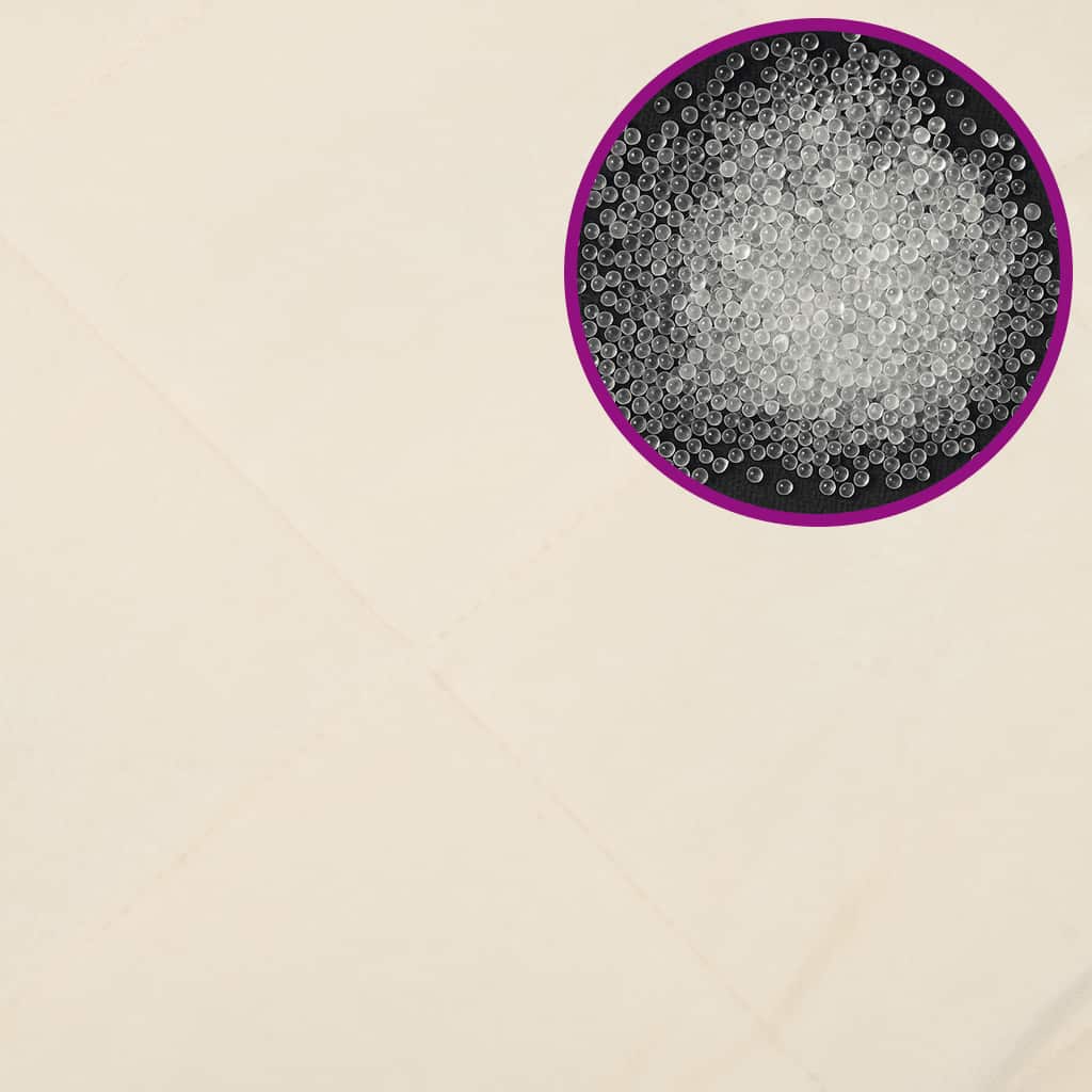 Gewichtsdecke Hellcreme 220x260 cm 15 kg Stoff