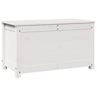 vidaXL Truhe Weiß 80x40x45,5 cm Massivholz Kiefer
