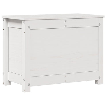 vidaXL Truhe Weiß 60x32x45,5 cm Massivholz Kiefer