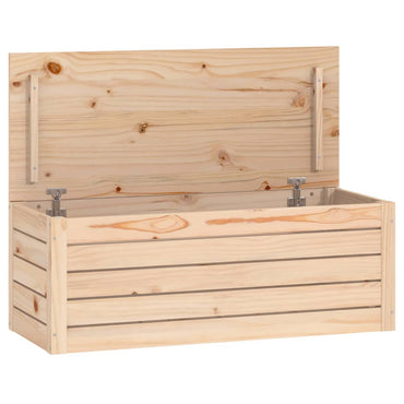 vidaXL Truhe 89x36,5x33 cm Massivholz Kiefer