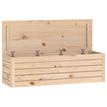 vidaXL Truhe 109x36,5x33 cm Massivholz Kiefer