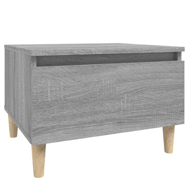 vidaXL Table d'appoint gris Sonoma 50x46x35 cm Bois d'ingénierie
