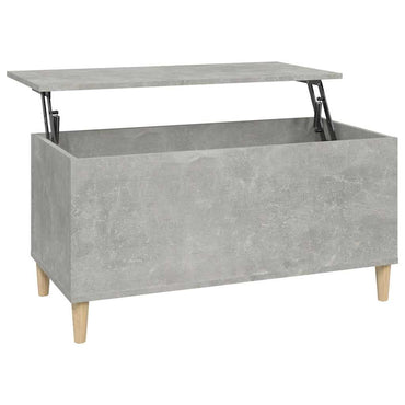vidaXL Couchtisch Betongrau 90x44,5x45 cm Holzwerkstoff