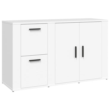 vidaXL Commode blanche 100x33x59,5 cm en bois d'ingénierie