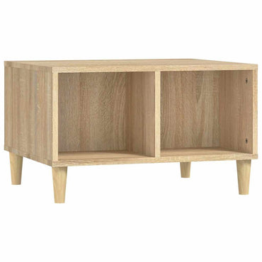 vidaXL Table basse chêne sonoma 60x50x36,5 cm bois d'ingénierie