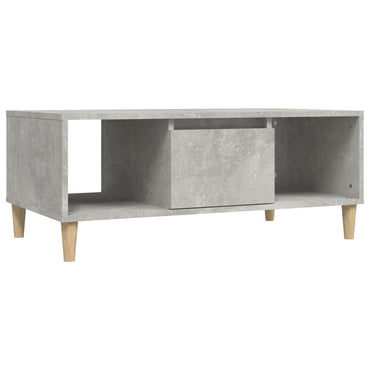 vidaXL Couchtisch Betongrau 90x50x36,5 cm Holzwerkstoff